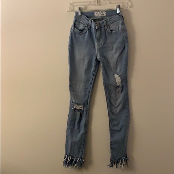Free People Denim - Free People distressed jeans